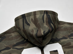 STARRVAINT Camo Varsity Zip Hoodie