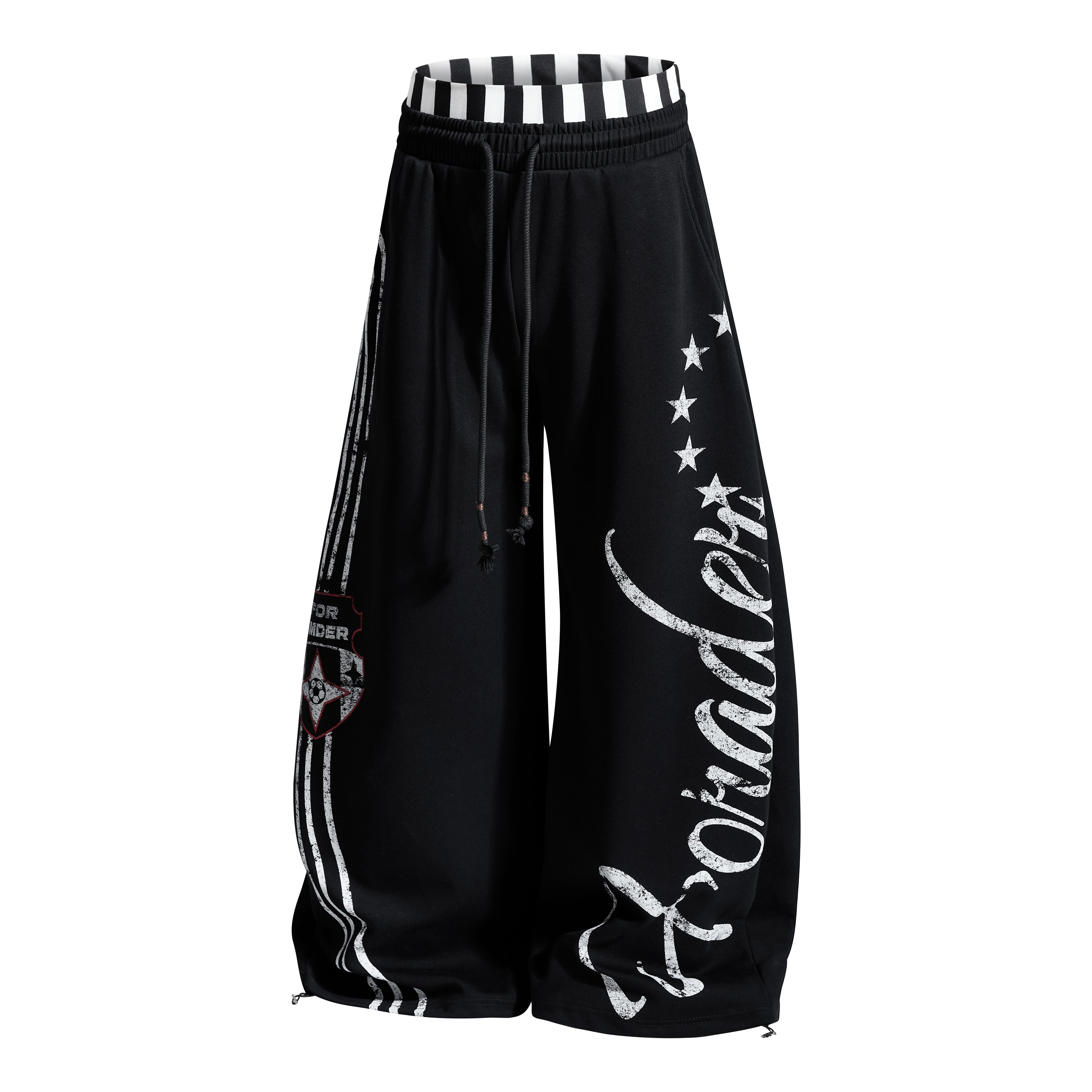 STARRVAINT “American Varsity” Wide-Leg Sweatpants