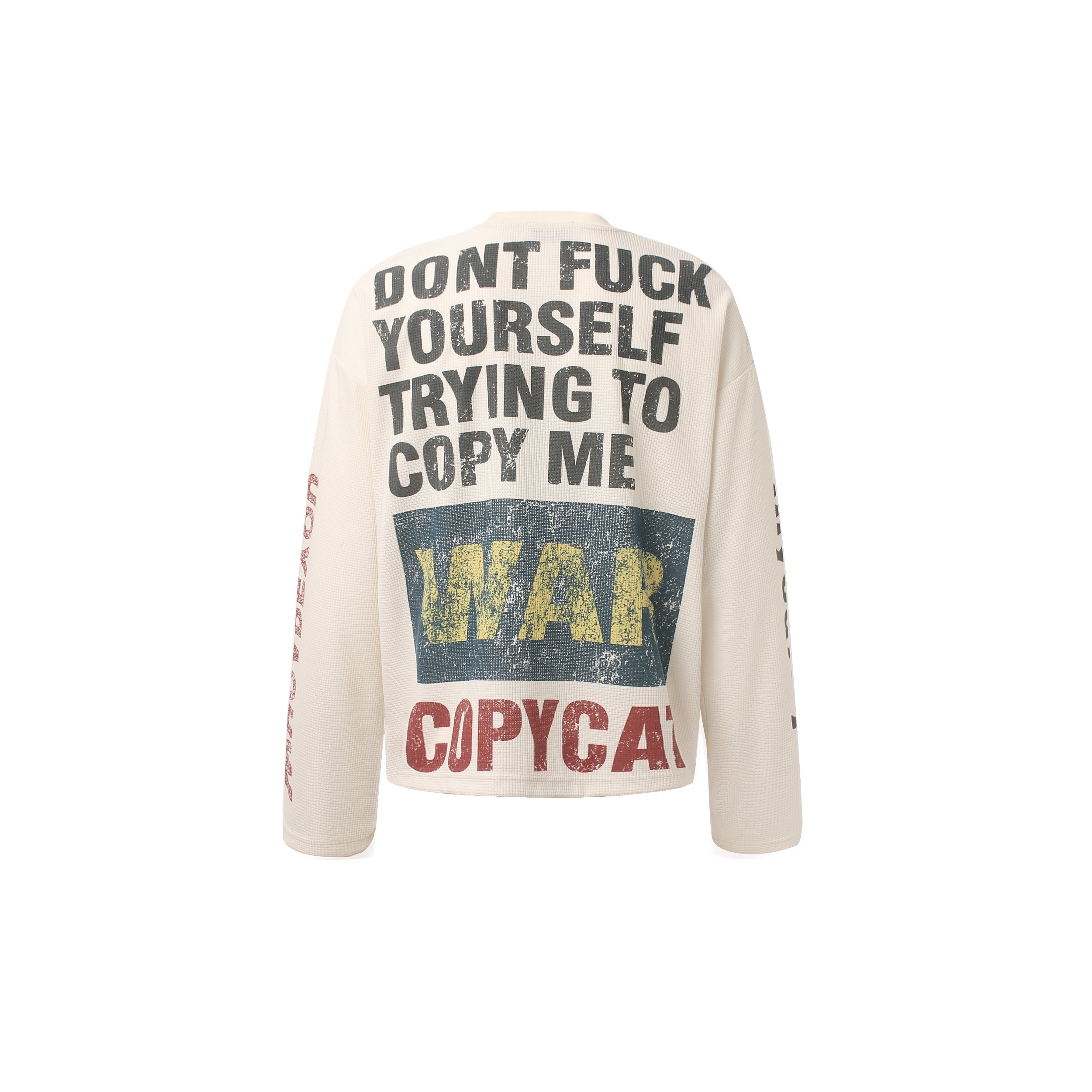 STARRVAINT “COPYCAT WAR” Heavy Waffle Long Sleeve