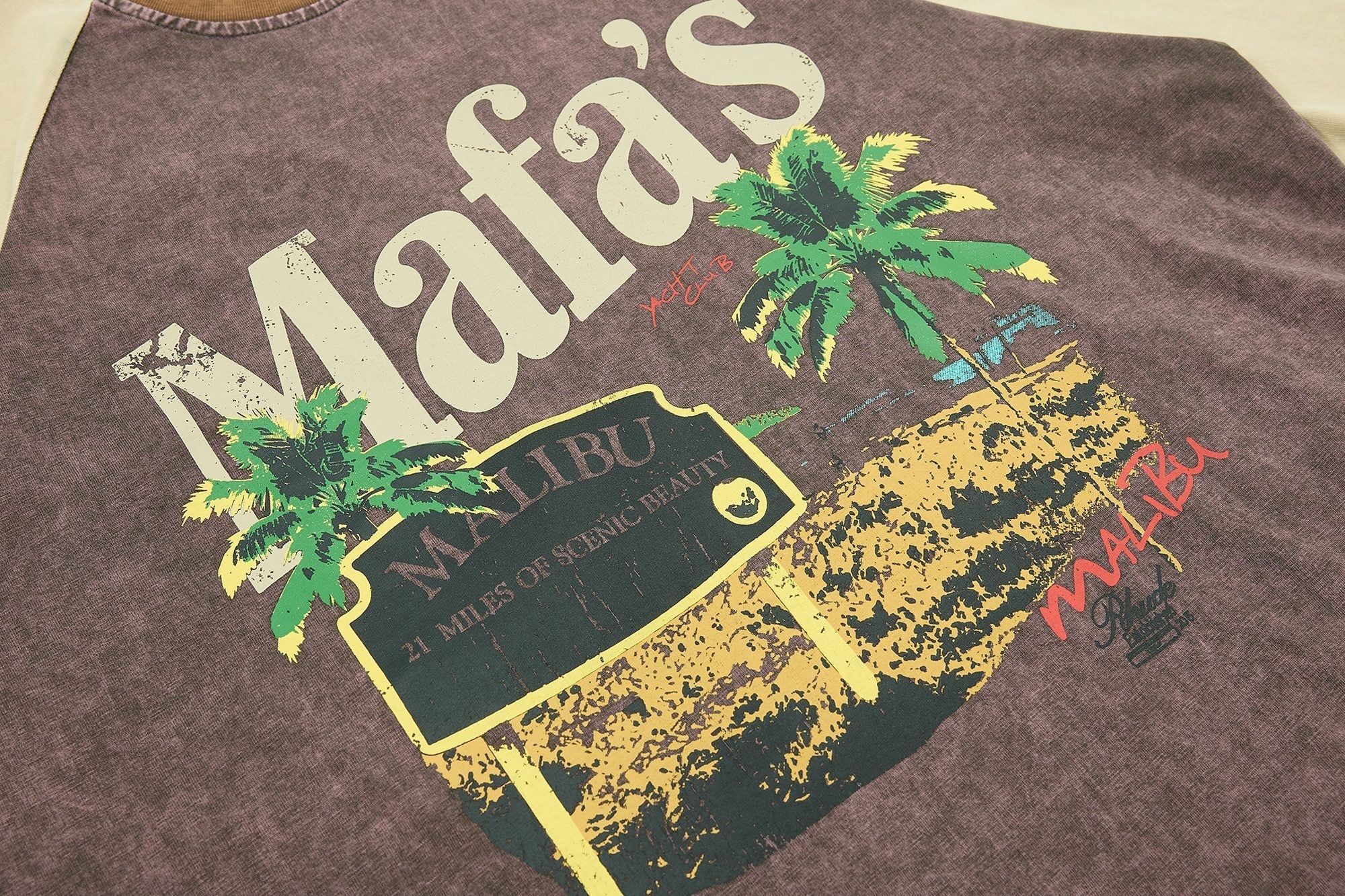 STARRVAINT Malibu Washed Raglan Tee