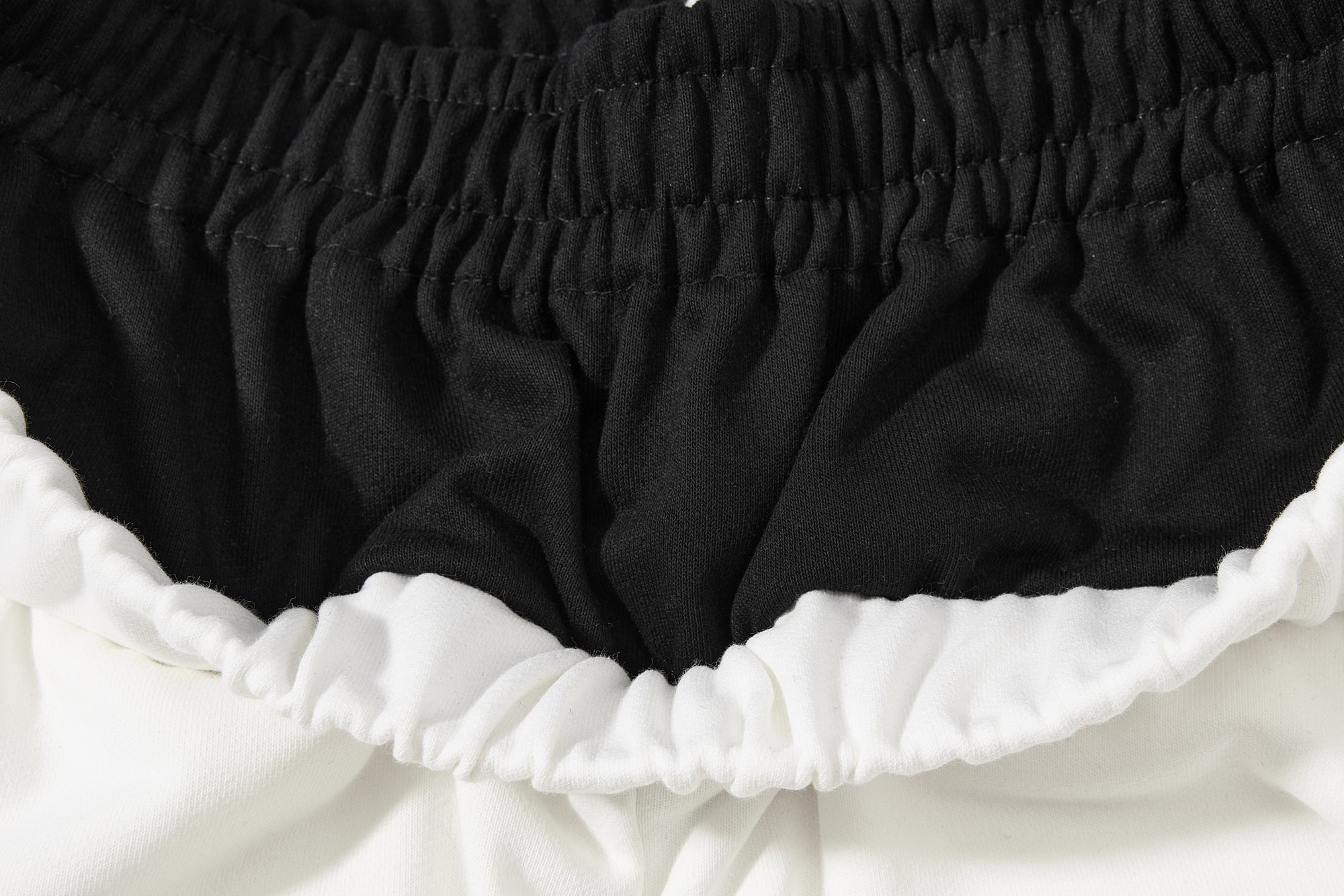 STARRVAINT “Distressed Panel Wide-Leg Sweatpants”