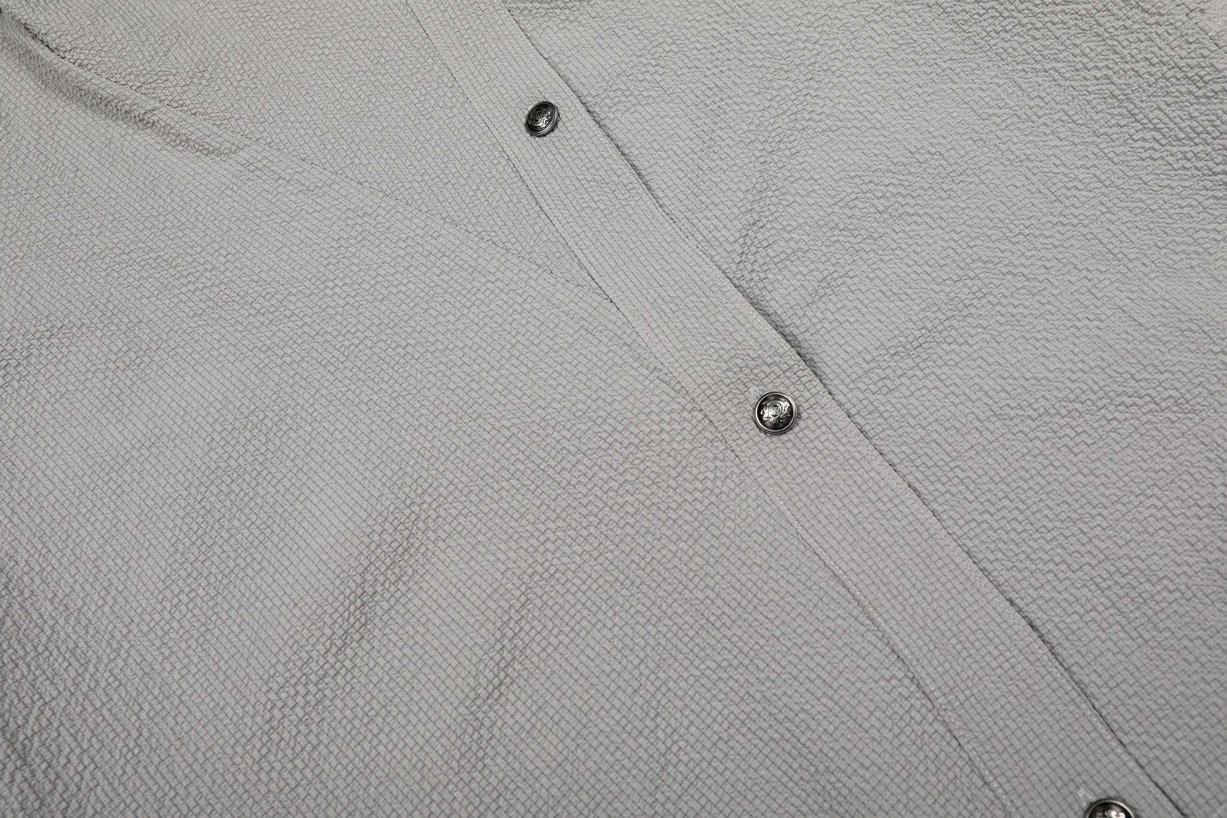 STARRVAINT “Asymmetrical Stand-Collar Shirt”