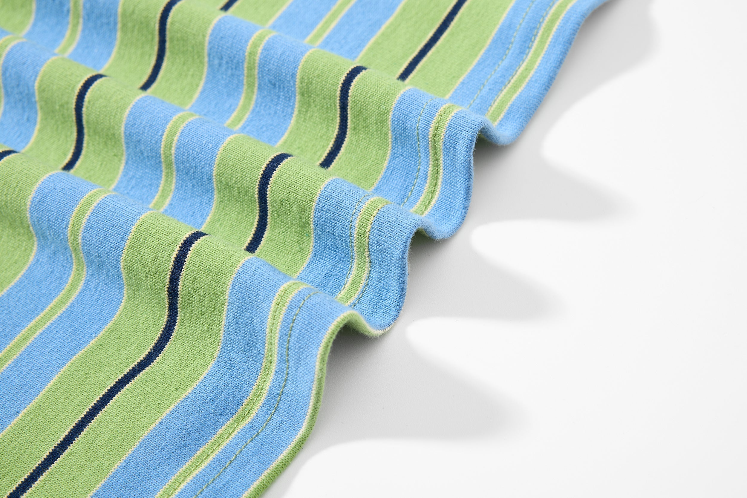 STARRVAINT Striped Graphic Layered Polo