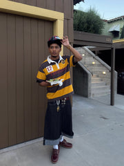 STARRVAINT “Heritage Stripe Rugby Polo”