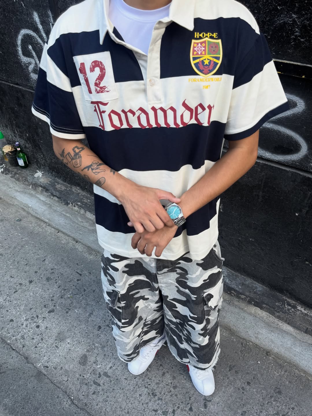 STARRVAINT “Heritage Stripe Rugby Polo”